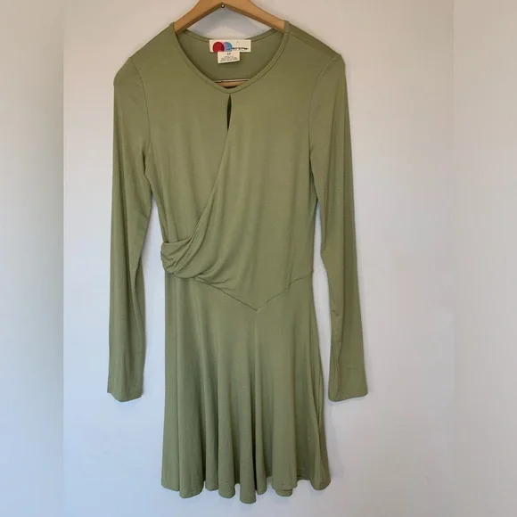 Free People FP Beach Vance Wrap Mini Dress y2k Size Small - Picture 2 of 11